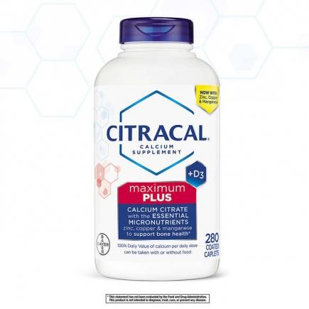 【美国直邮】Citracal Maximum Plus Calcium Citrate + D3,