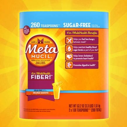 【美国直邮】代餐粉 无糖型Metamucil MultiHealth Fiber, Sugar Fr