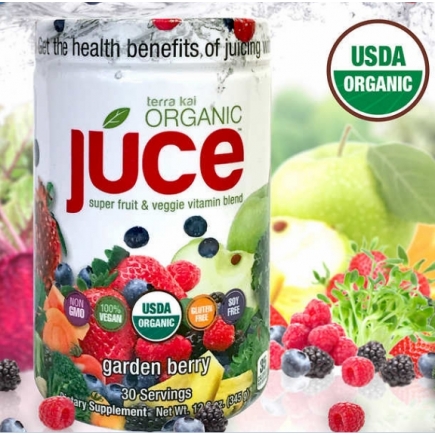 【美国直邮】果蔬粉Terra Kai Organic Juce Super Fruit & Vegg