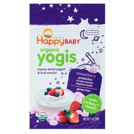 【美国直邮】禧贝喜贝贝喜酸奶溶豆辅食Happy baby Yogis Mixed Berry Org