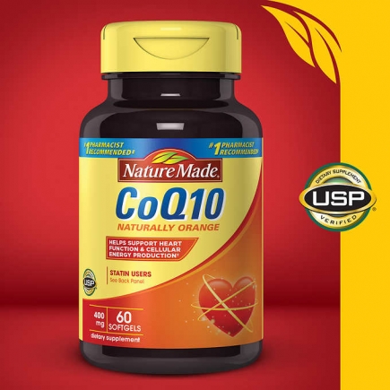 【美国直邮】Nature Made CoQ10 400 mg., 60 Softgels 辅酶