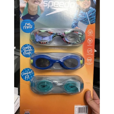 【美国直邮】儿童游泳镜SPEEDO 3-8岁Speedo Goggle Kids Unisex, 3